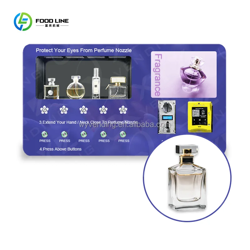 

New Arrival Cheaps Perfume Vending Machine Smart Automatic Spray Perfume Vending Machine