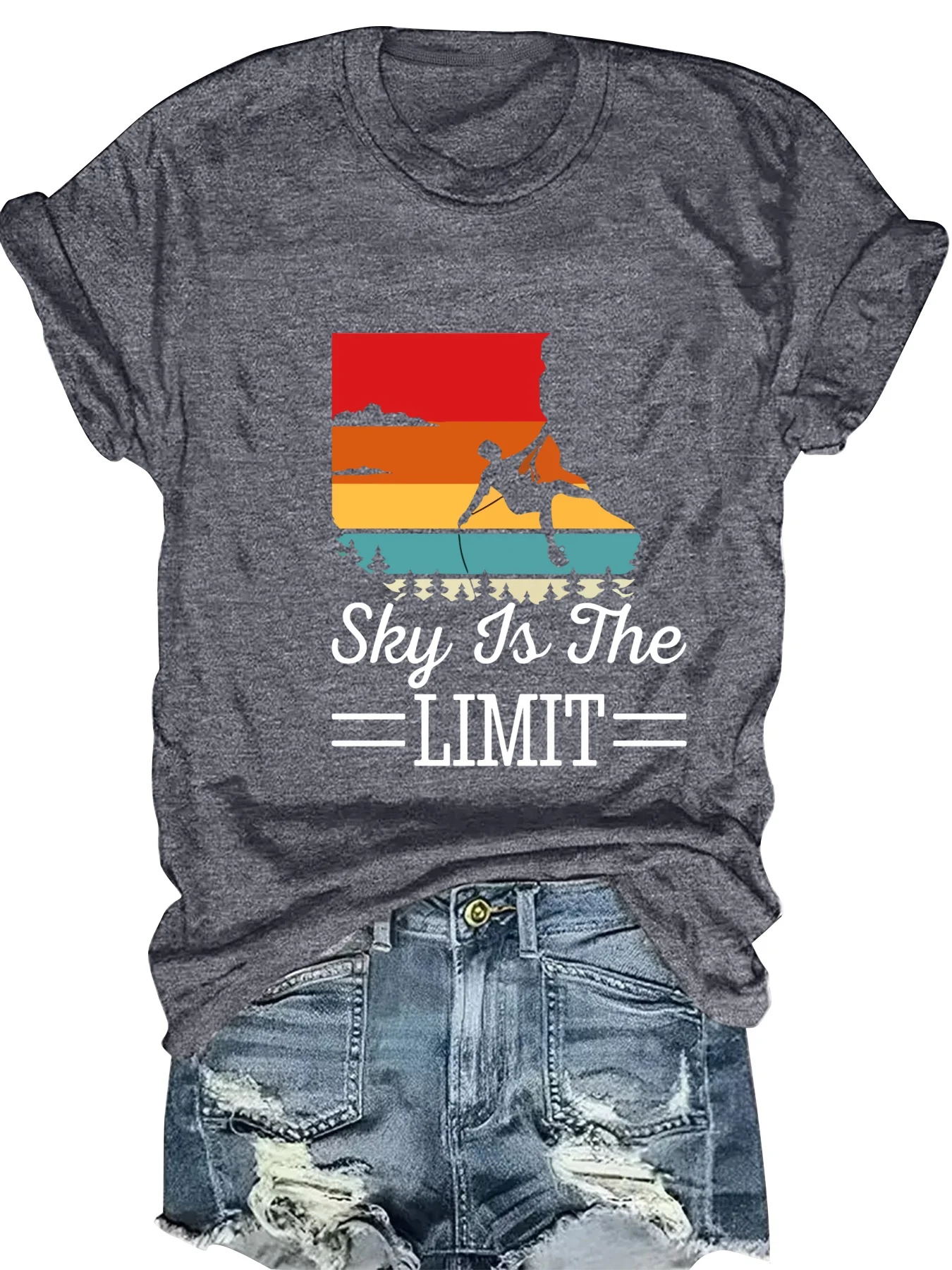 

Модная женская футболка с круглым вырезом и коротким рукавом, с принтом в виде букв, повседневная, удобная, женский топ