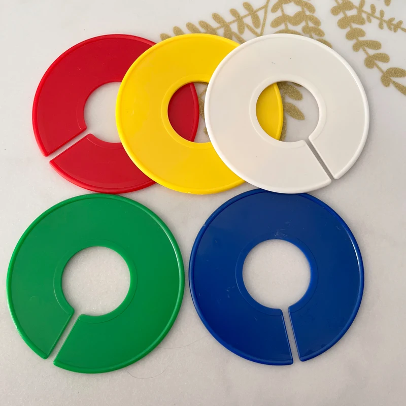 

Size Dividers Round Hangers Closet Dividers For Clothes Stores Or Home White Blank Dividers Garment Tags 10 PCS/LOT