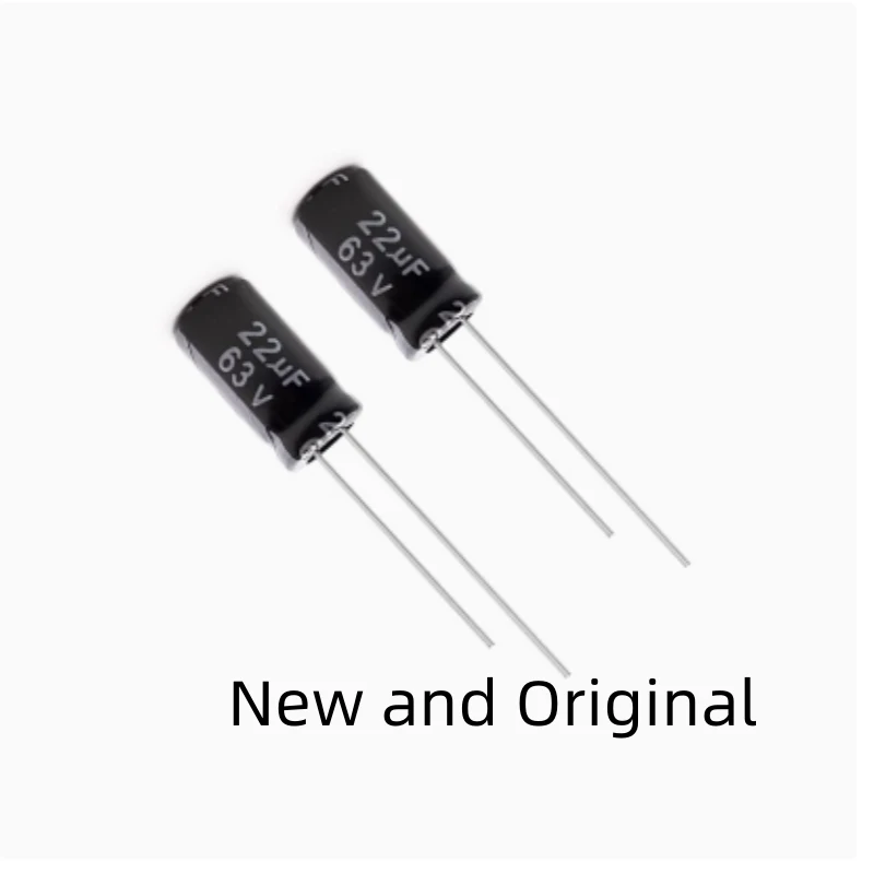 22UF 63V genuine direct insertion electrolytic capacitor 6X11