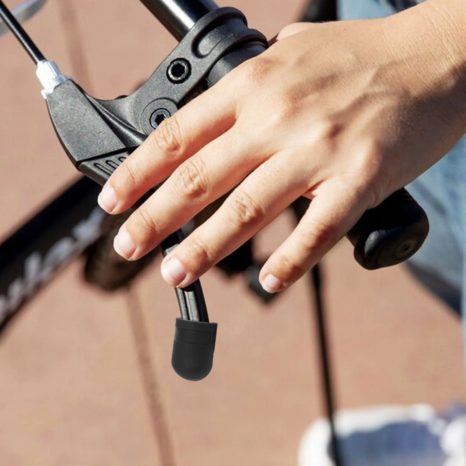 1 Pair Brake Handle Cover Silicone Anti-Skid Mountain Bike Handlebar Grips Protective Sleeve For Cycling Comfort Handlebar