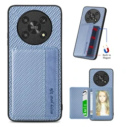 HonorX9C 5G Leather Card Case RFID Blocking 360 Protect Bumper Back Panel for Huawei Honor X9C Case Honor X9 C X9C Wallet Cover