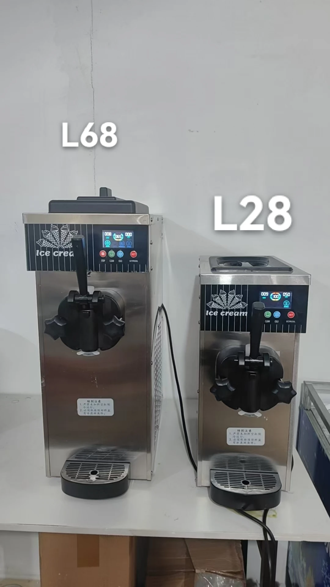 Automatic Ice Cream Machine Versatile Soft Ice Cream Maker For Mobile Carts Cafes Outdoor Stalls For Commercial
