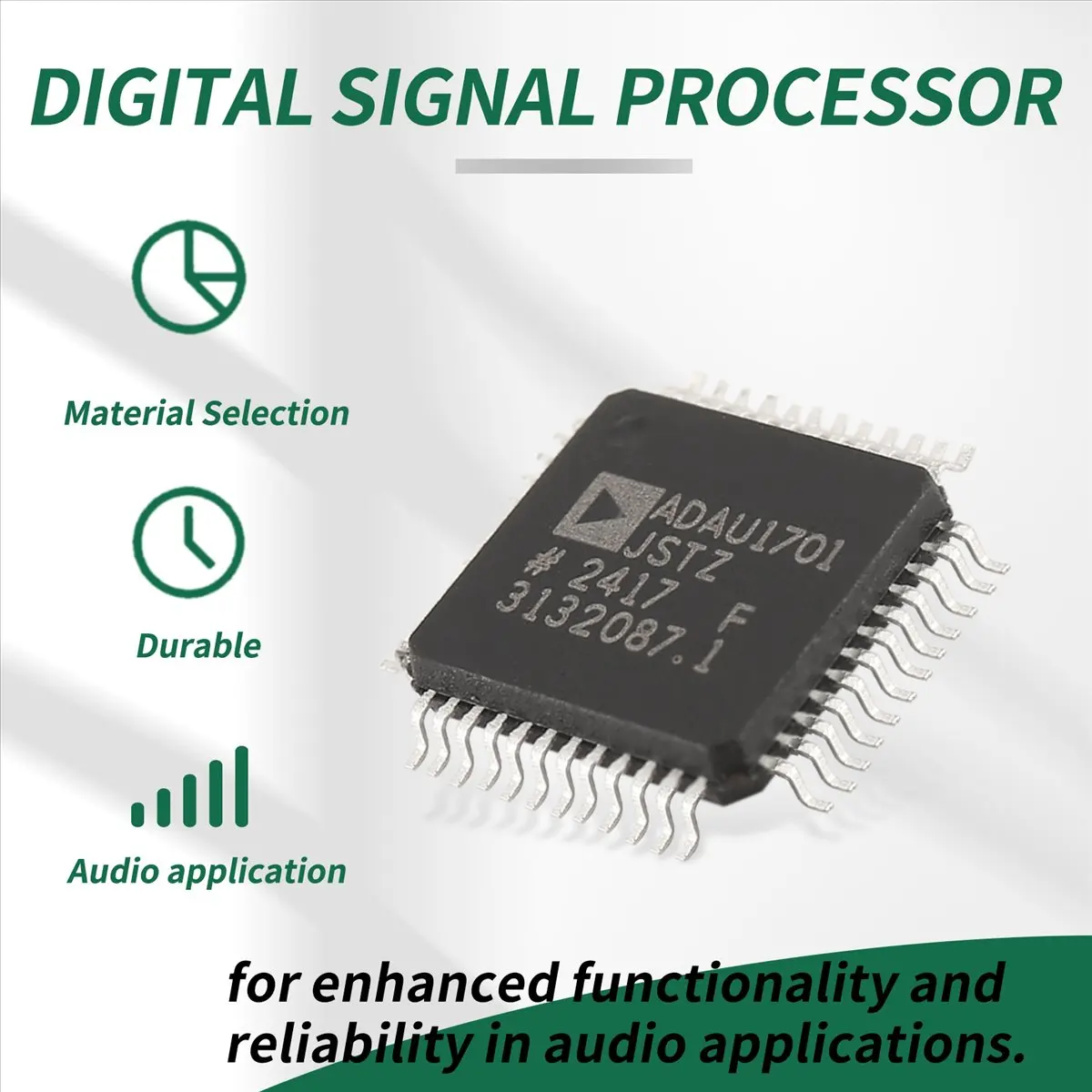 5PCS ADAU1701JSTZ Digital Signal Processor Audio Processor - High-Quality, Reliable Performance for Audio Enthusiasts