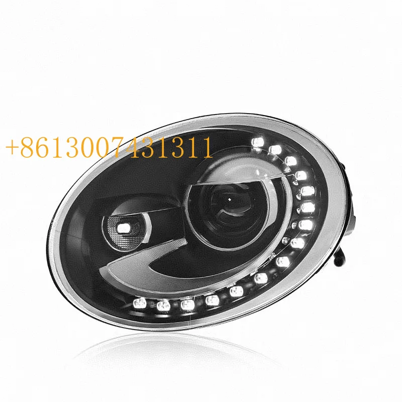 Integrated High Low Beam LED Headlight DRL Fit 13-18