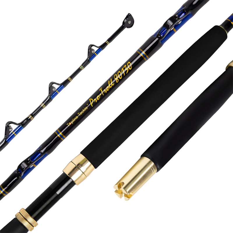 big game deep sea pesca rod nylon butt guia de rolo tuna pesca trolling rods polos combater mais 56 30 50 80 130lbs 01