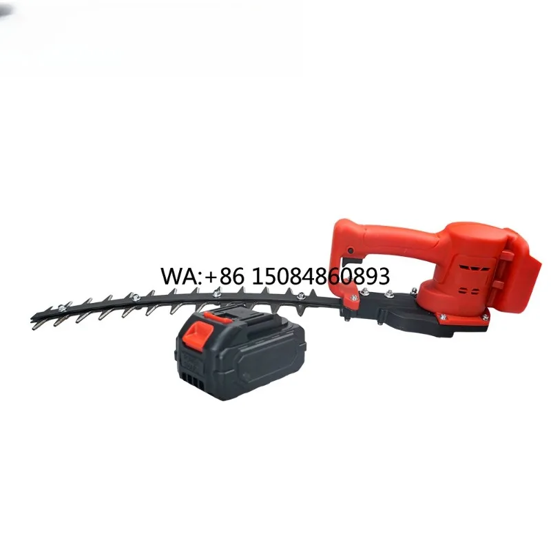 600mm dual scissor Hedge Trimmer, 21V rechargeable lithium battery, durable electric tool for outdoor garden daily trimming
