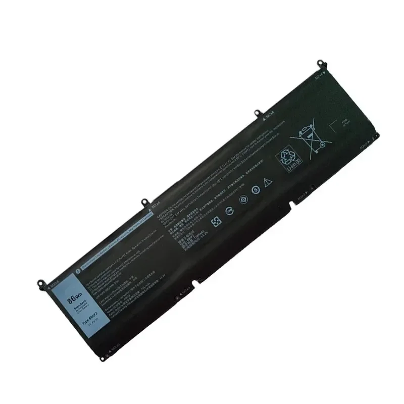 Upgrade 8FCTC 56WH 69KF2 86WH 11.4V Laptop Battery for Dell G15 5510 5511 5515 5520 5530 5535 M15 G7 7500 Replacement Batteries