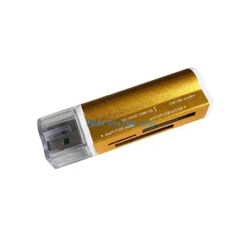 H37F Fast Speed USB2.0 Memory Card Reader USB Writer for T Flash MicroSDs MS M2s Card