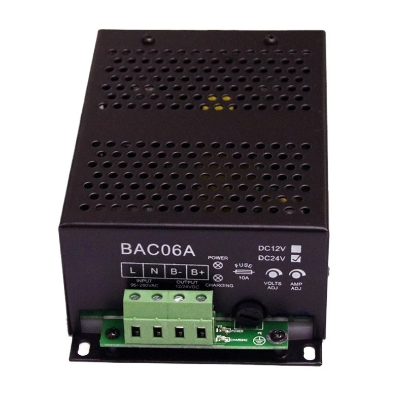 For BAC06A Generator Set Charger 12V24V6A Switch Type, Charger