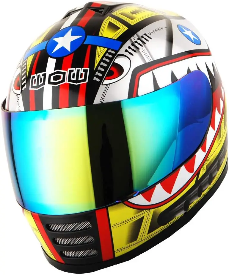 (Pequeño) Casco integral para motocicleta Bicicleta de calle BMX MX Jóvenes niños: HKYB15