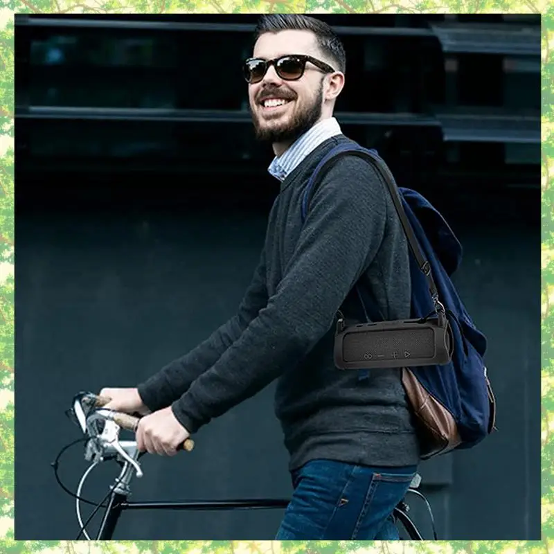 Smart-3X フリップ 6 ケースカバーオーディオ収納袋ショルダーストラップカラビナ付き旅行持ち運び保護収納袋