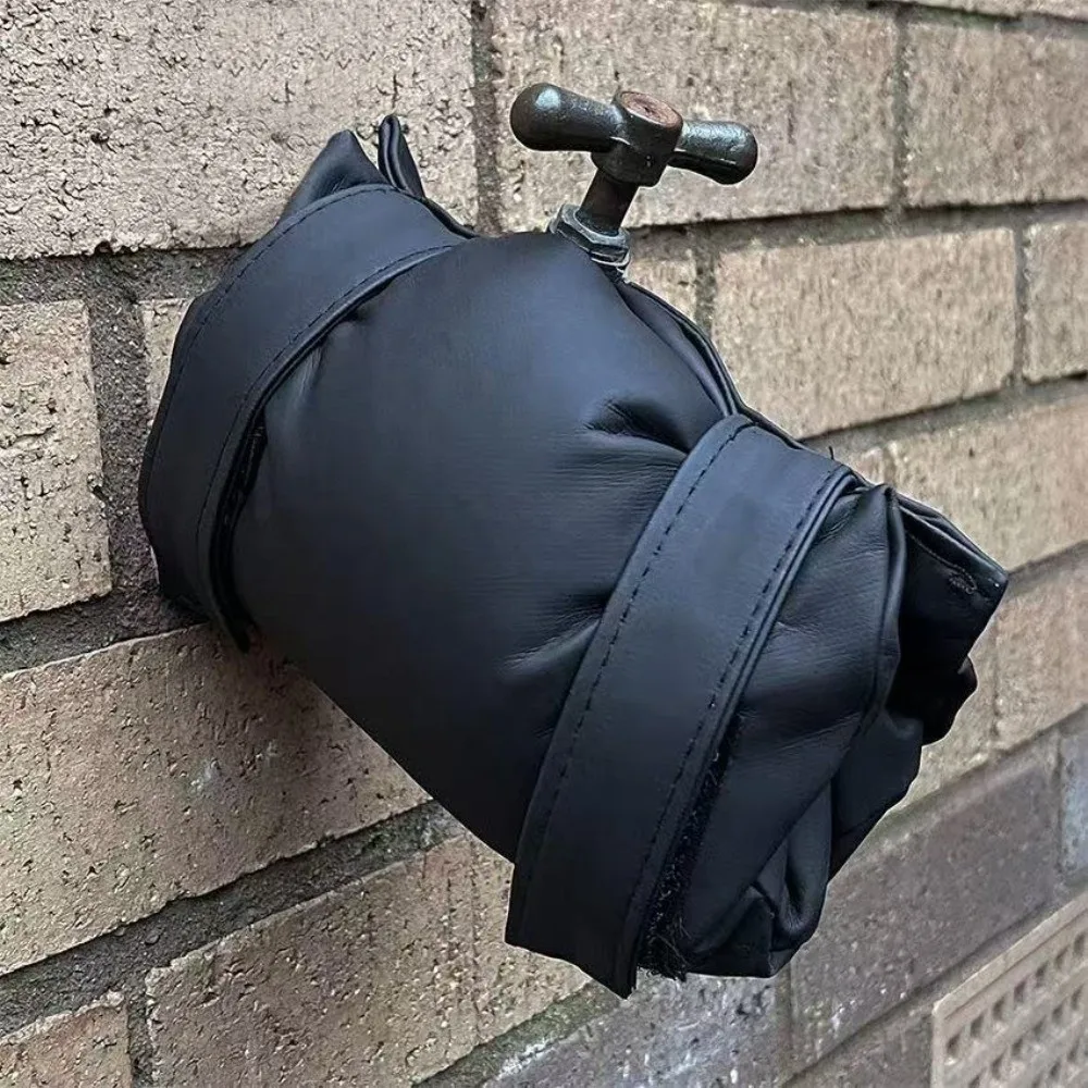 New Leather Winter Faucet Cover Insulated Antifreeze Winter Faucet Protector Protective Water Tap Cover Garden Yard