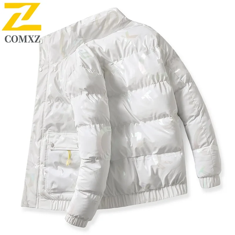 COMXZ 2025 브레드 재킷 경량 방풍 보온 여행 스키 코튼 패딩 재킷 하이 패션 보온 패딩 코트