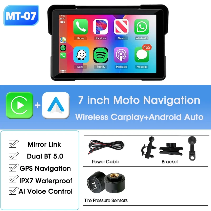 Variant: 7 inch Carplay-TPMS