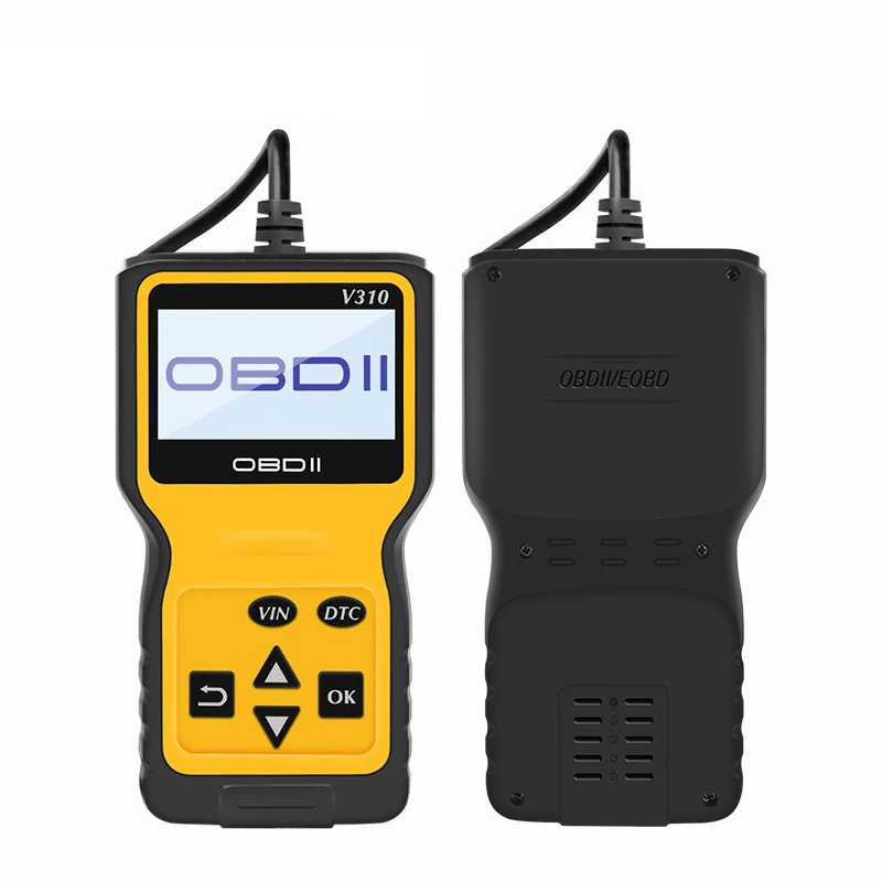 V310 Car OBD2 Code Reader Scanner Mini Fault Diagnosis Instrument Probe Automotive OBDII Diagnostic Tool Handheld Detector