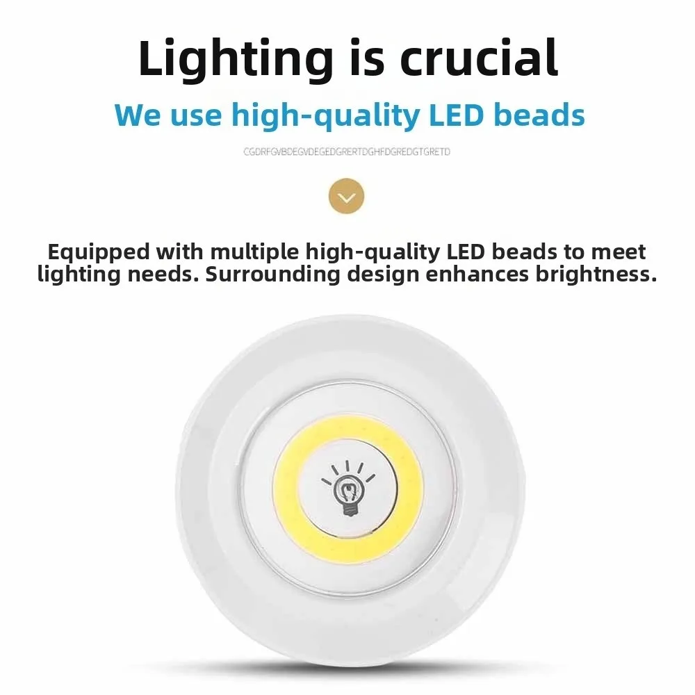 Luz LED para debajo del gabinete con batería, con Control remoto, luz blanca/cálida, luces para armario, Sensor táctil, luz nocturna inalámbrica