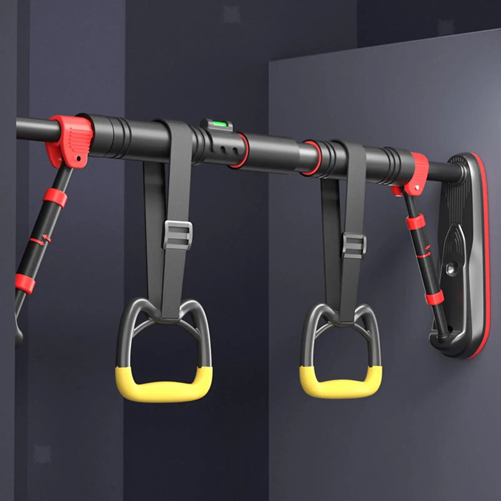 Extra Wide Dip Workout Horizontal Bars Pull-up Door Frame with Padded Handles NO Screws Needed for Hanging in Doorway or Home