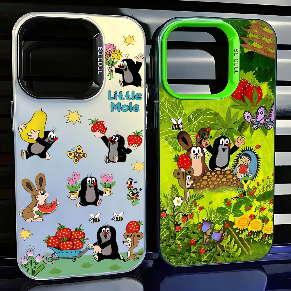 Cute cartoon mole Phone Case for Samsung Galaxy A37 A57 A17 A07 A16 A06 A35 A55 A25 A05S A15 A56 A54 A36 A34 A24 A26 4G 5G Cover