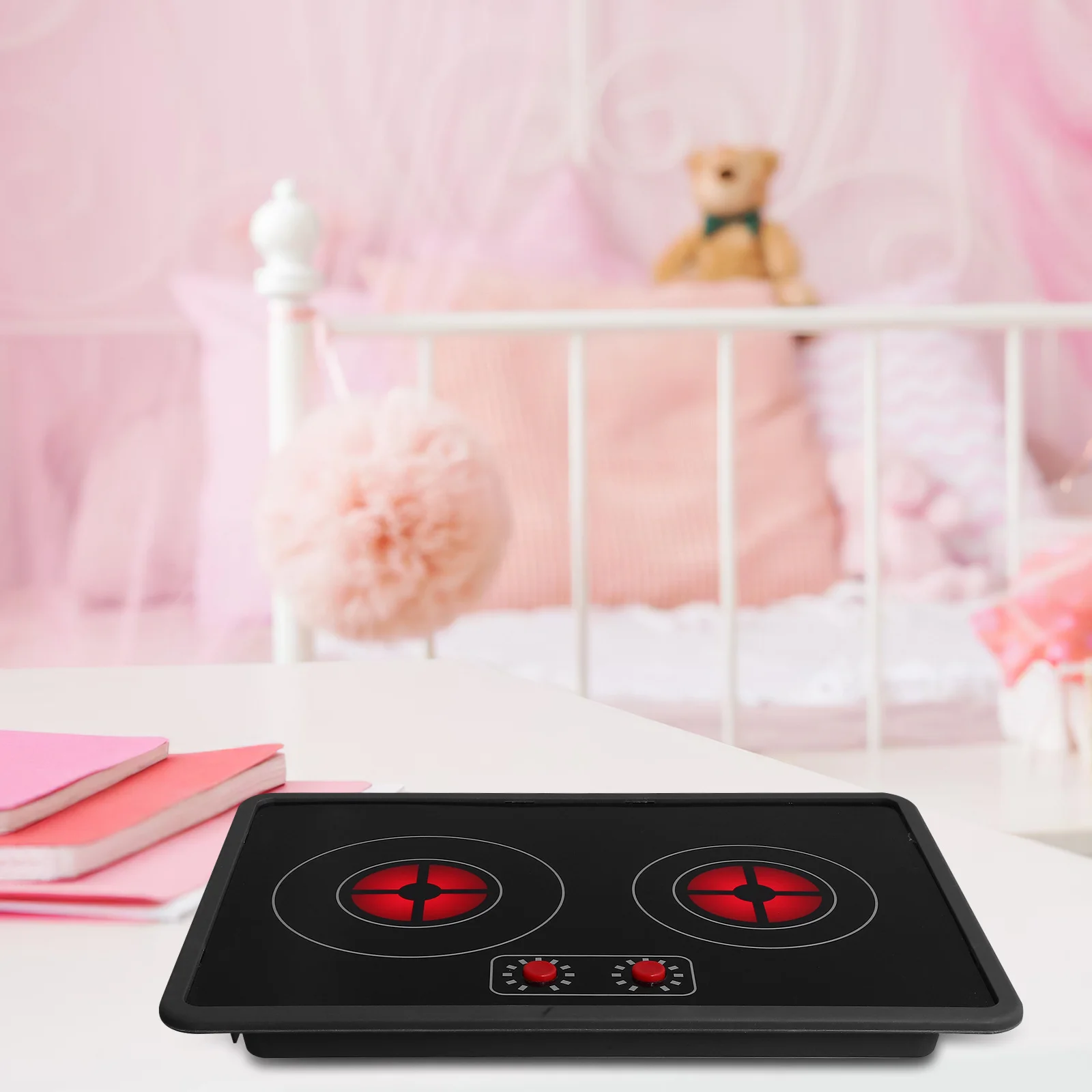 1 set di giocattoli per bambini: mini cucina da gioco con suono leggero, esperienza di cottura realistica per la cucina di simulazione dei più piccoli