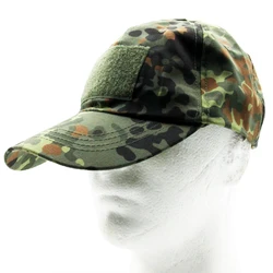 A-tacs FG EMR Flecktarn Derspot Jungle Baseball Cap Breathable for Both Men and Women with Extended Brim with Hook&loop