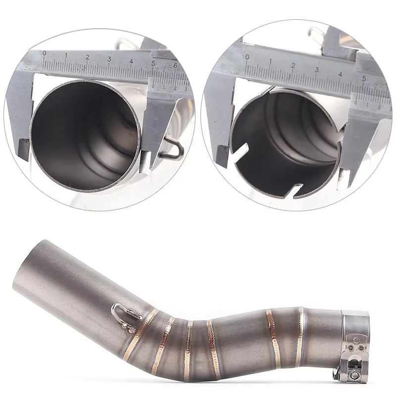 عالية الجودة ربط الأنابيب دراجة نارية العادم الأوسط الأنابيب ربط الأنابيب لسوزوكي GSXR1000 GSXR1000 GSX R1000 GSXR 1000 2005 2006 #6