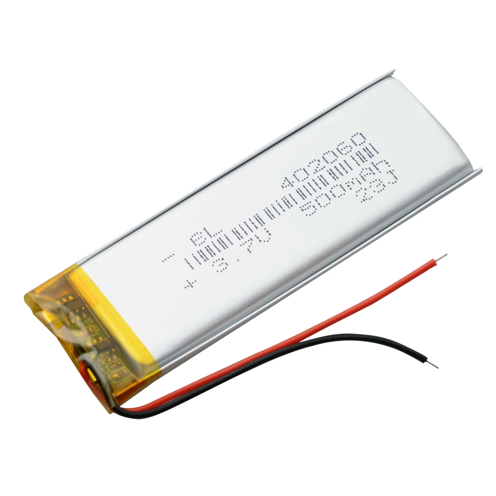 5 шт. 3,7 В 402060 500 мАч Lipo полимерная литиевая аккумуляторная батарея для MP3 GPS Bluetooth рекордер гарнитура Смарт часы массажер