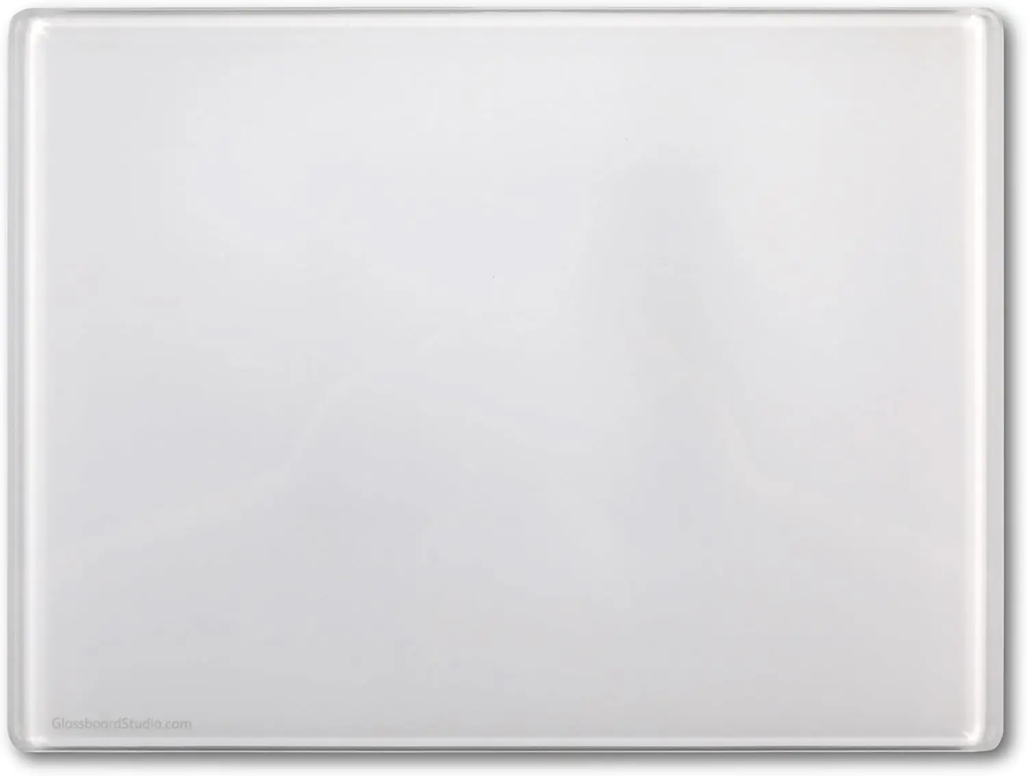 

Ultra-Clear Tempered Glass Paint Palette for Acrylic & Oil Painting - 1/4" Thick, Low-Iron, Non-Slip Feet, and Metal Bac