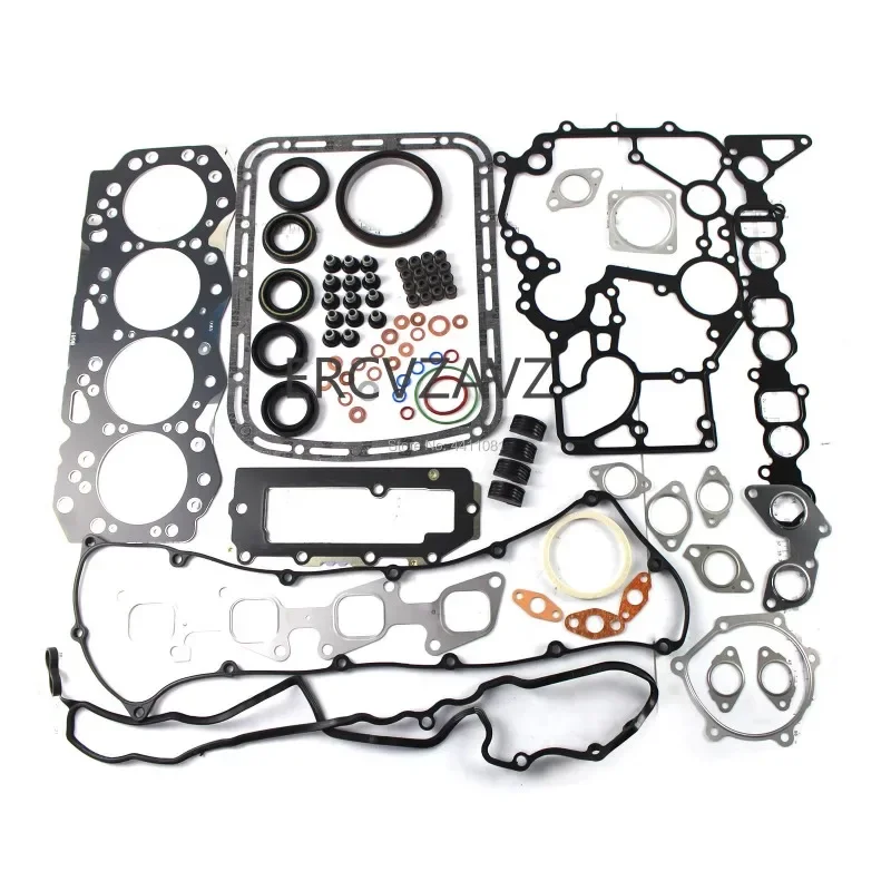 4JJ1 4JJ1-TC Engine Overhaul Gasket Kit For Isuzu NPR NQR NHR NKR ELF Truck for TFR TFS Pickup