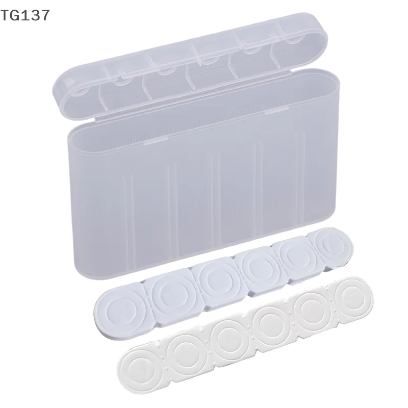 1Pcs Portable 6 Slot Waterproof Storage Box Holder Case Protectors Organiser For 18650 Batteries