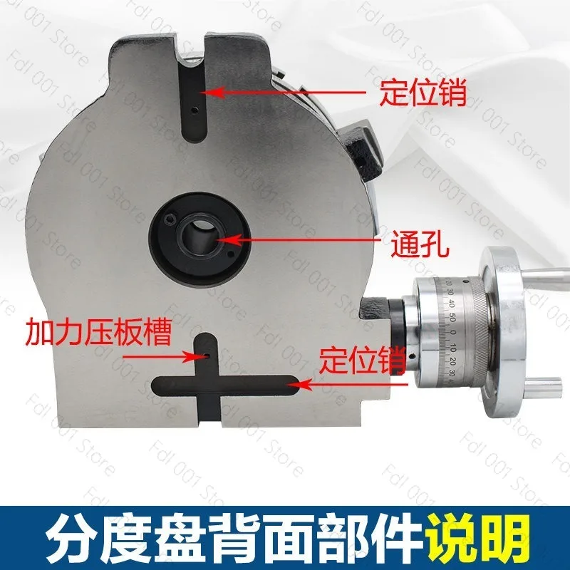 HV-8 milling machine, horizontal indexing disc, milling machine, rotary table divider, indexing head, vertical dual-use manual