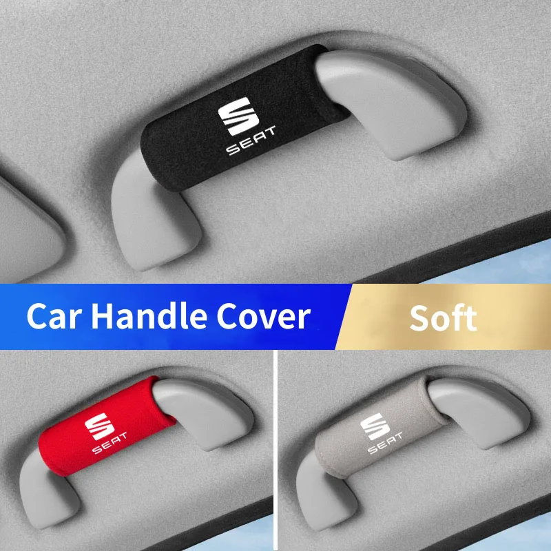 4pcs Fluff Car Roof Door Handle Protector Covers For Seat Cupra Leon Mk3 5f Ibiza 6j 6l Ateca Born FR Tarraco