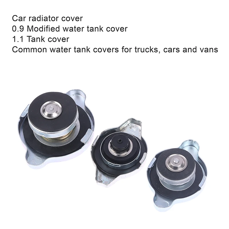 Car water tank cover seal coolant radiator cover 0.9/1.1 radiator cover modified water truck car van car