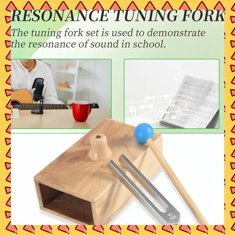 

A008 Tuning Fork Resonance Box, Chakra Tuning Forks For Sound Therapy, Yoga, Meditation And Relaxation