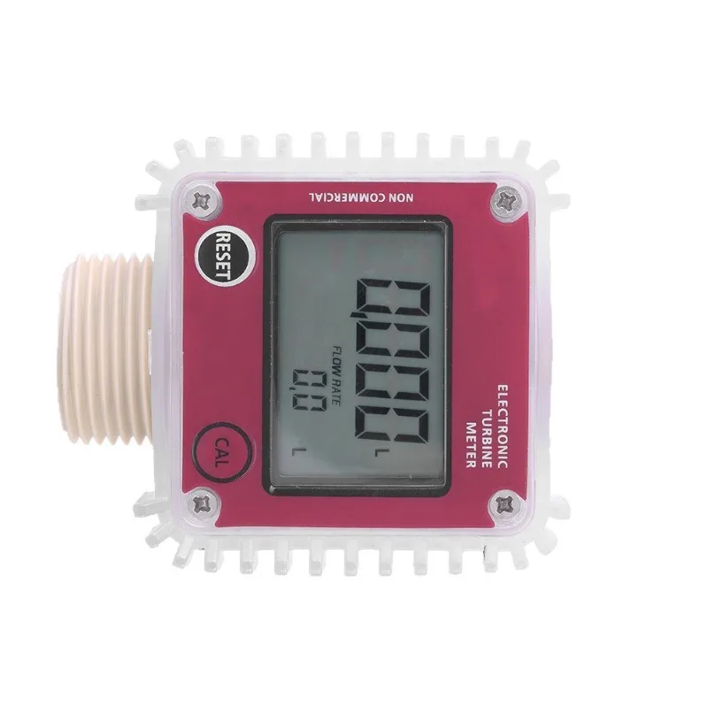 K24 Digital Turbine Flow Meter High Precision Liquid Flowmeter for Diesel Engine Oil Urea Water Measuring Instrument