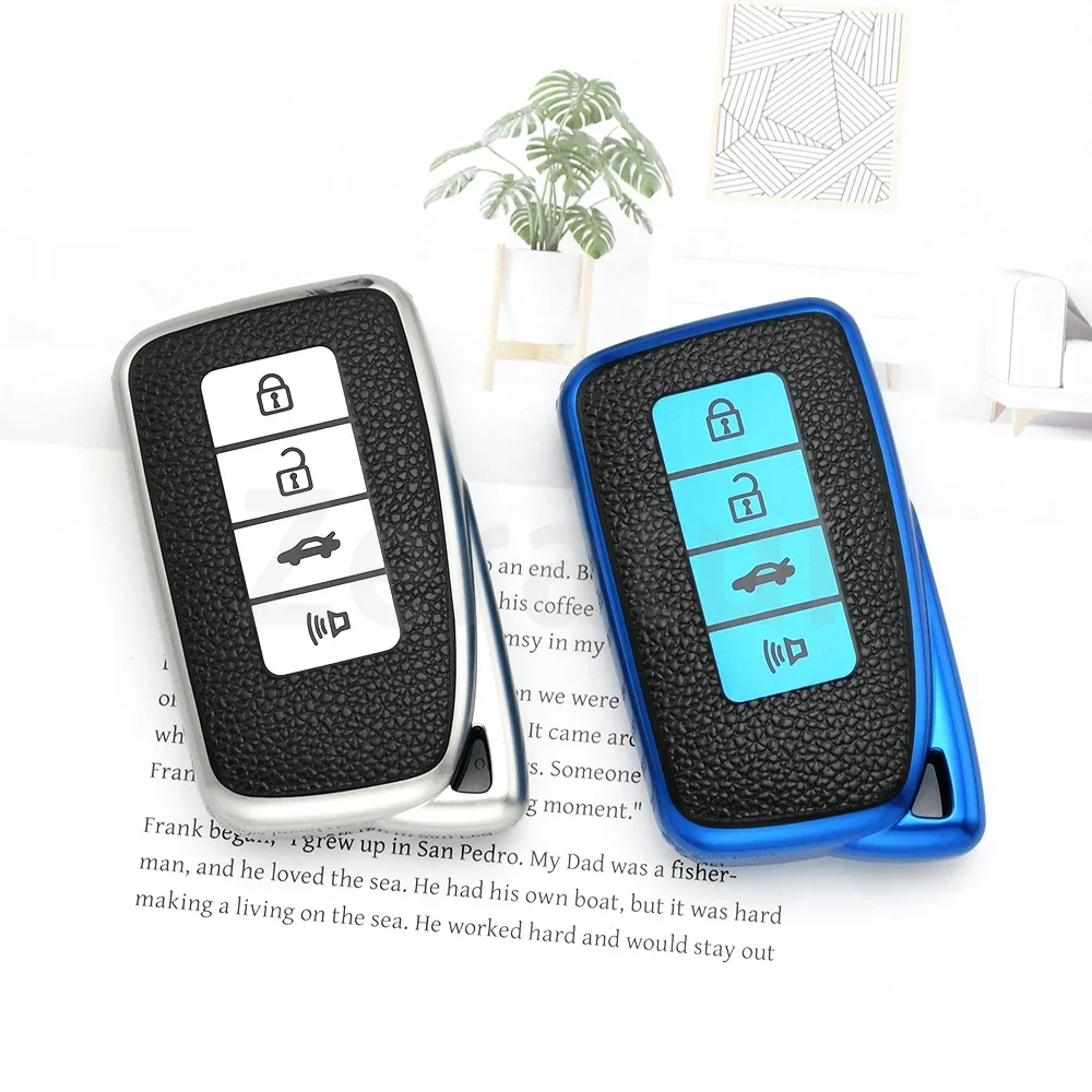 Auto Car TPU Leather Key Cover Keyless Bag Accessories Suitable for Lexus ES300h ES350 NX300h NX300 LX570 Rx450h 2020 2017 2016