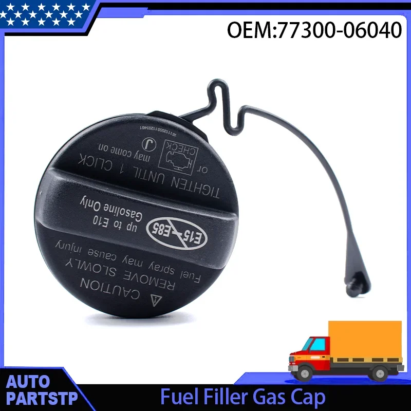 Threaded Style Gas Fuel Filler Cap 77300-06040 Compatible with Lexus IS250 2006–2014 RX350 2007–2014 ES350 2007–2012 GS350 2007–2011 LS460 2007–2012 SC430 2006–2010 LX470 2005–2007