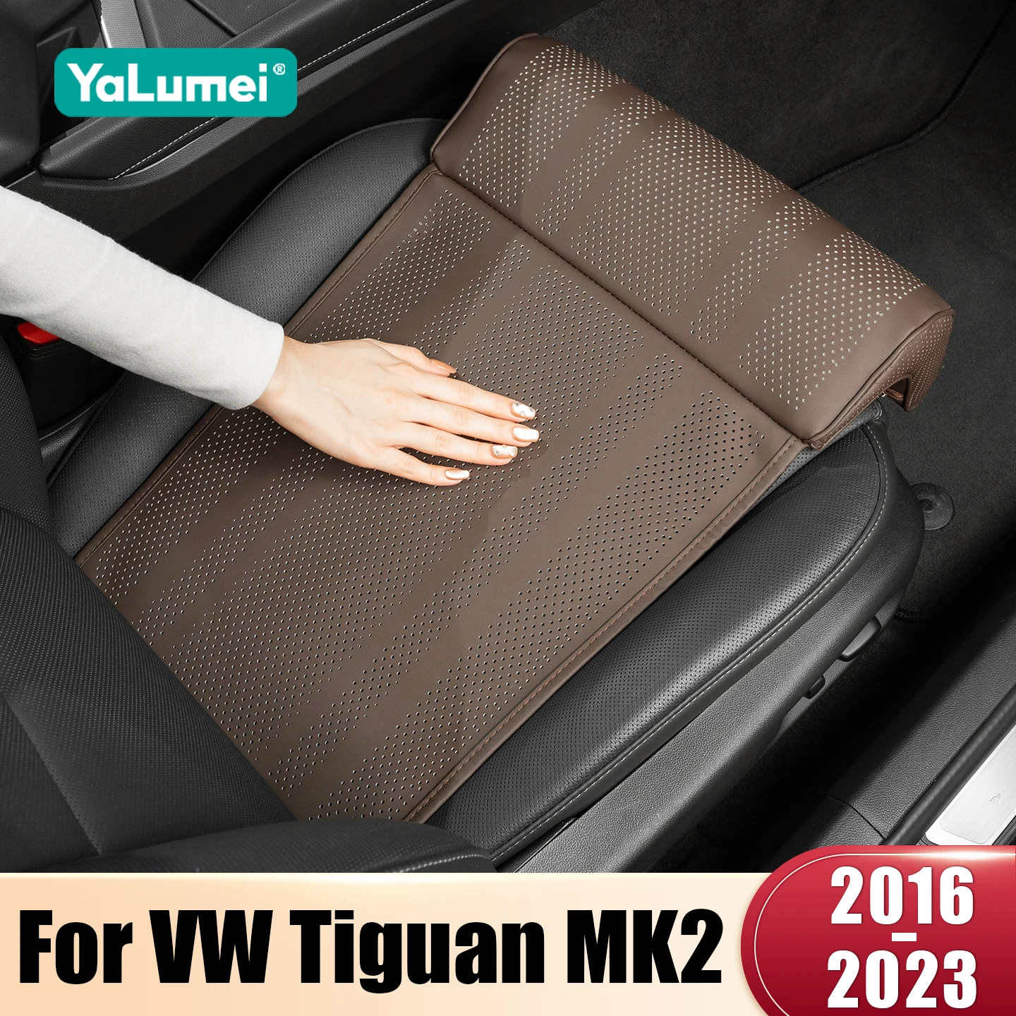 For Volkswagen VW Tiguan MK2 R-Line 2016 2017 2018 2019 2020 2021 2022 2023 Car Seat Leg Support Extension Cushion Mat Pad