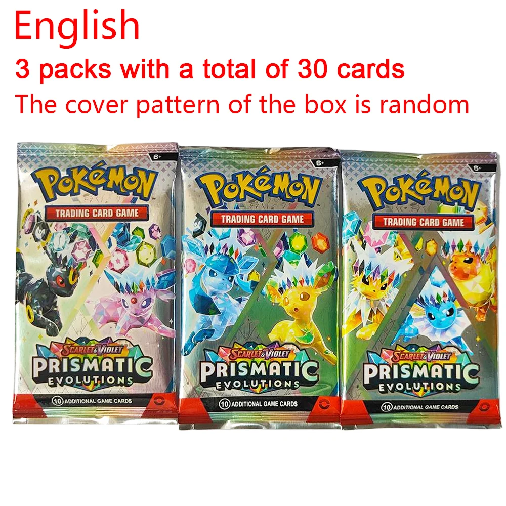 360 Stuks Pokemon Kaarten Destined Rivals Prismatic Evolutions Scarlet Violet 151 PALDEAN Engelse Booster Battle Transaction Kaarten