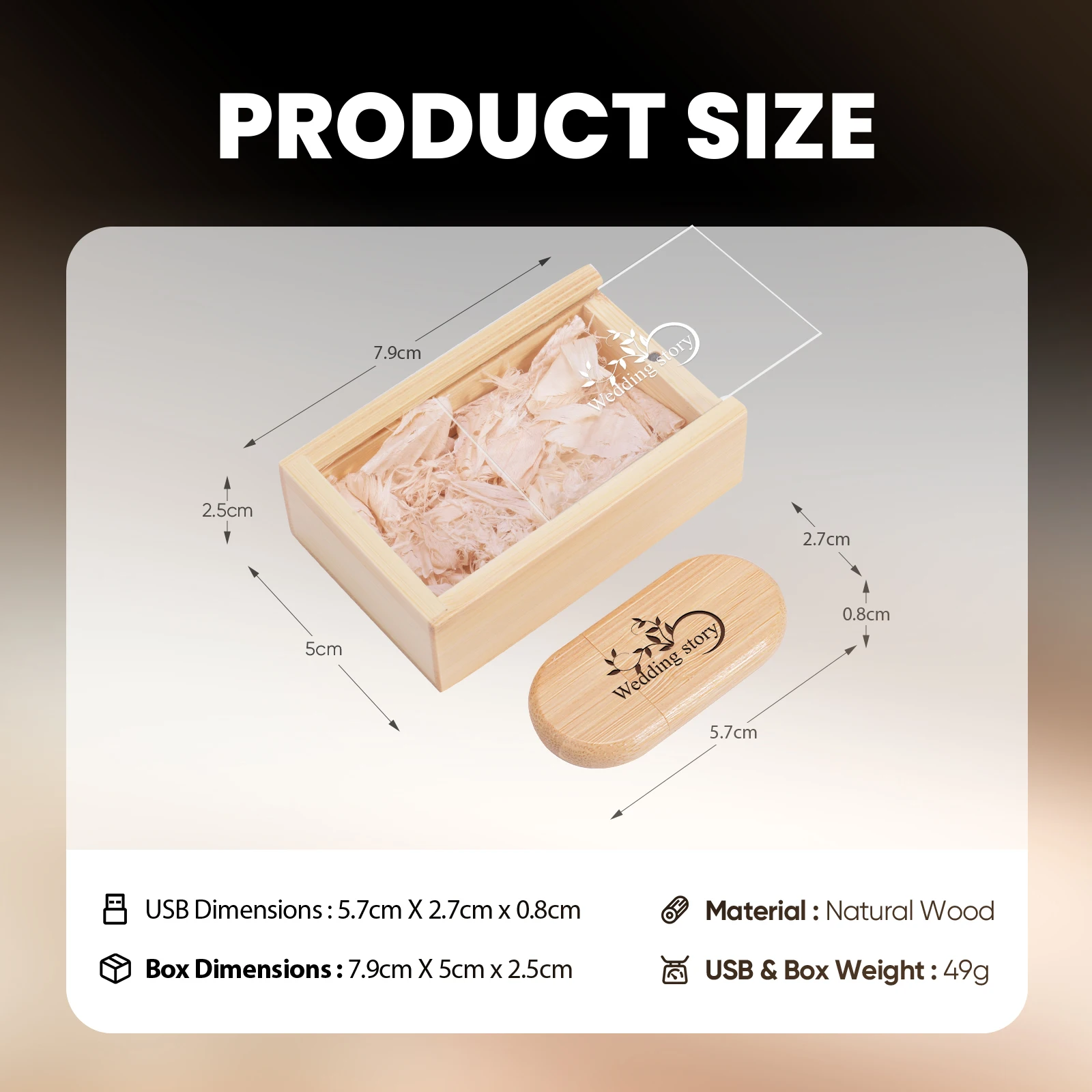 محرك فلاش USB 2.0 خشبي جديد 128 جيجابايت ذاكرة عصا شعار مجاني شخصي مخصص بندريف 4 جيجابايت 8 جيجابايت 16 جيجابايت 32 جيجابايت 64 جيجابايت هدية الزفاف