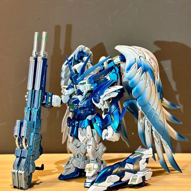 Novo mgsd glaciar azul gradiente asa montagem modelo kit figuras de ação brinquedos com decalques água expositor desktop colecionável