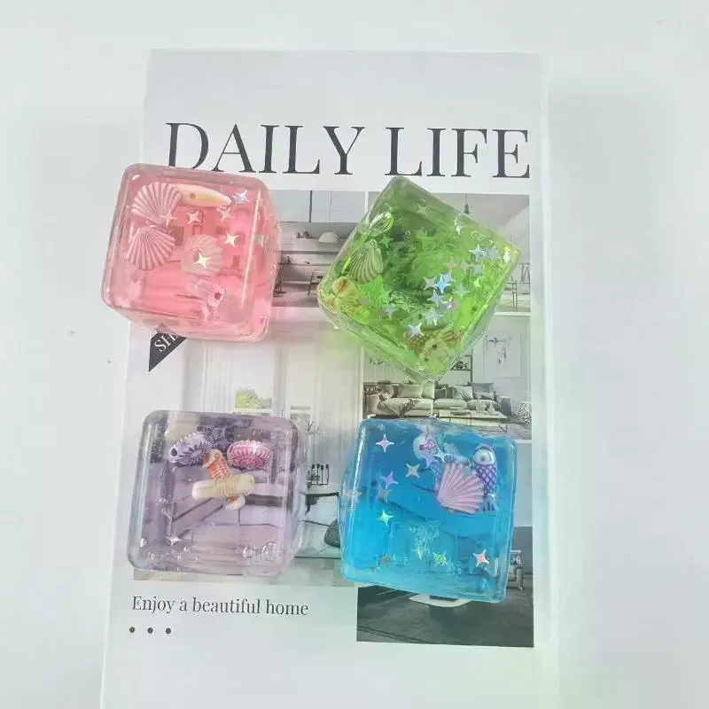 Creative Ocean Theme Slow Rebound Toy  Shaped Stress Relief Squeeze Toy Kids And Adults Squeeze Relax Gifts