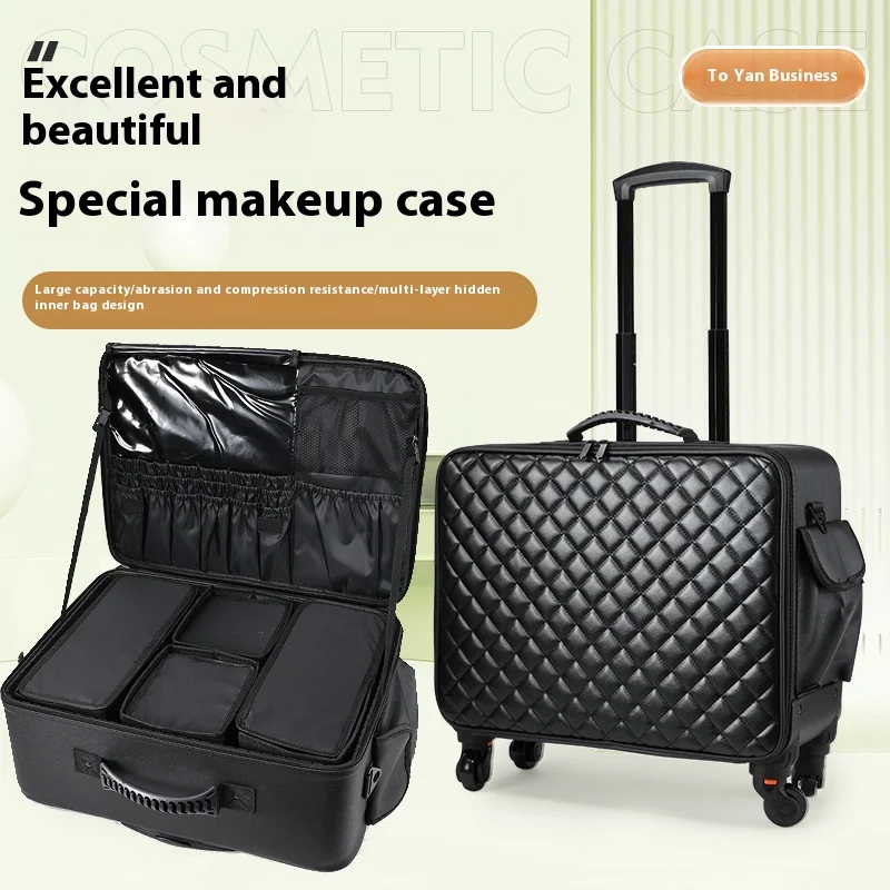 

Waterproof Travel Bag Barber Make Up Bags Salon Makeup Tool Backpack Hairdressing Storage Transparent Home Accessories