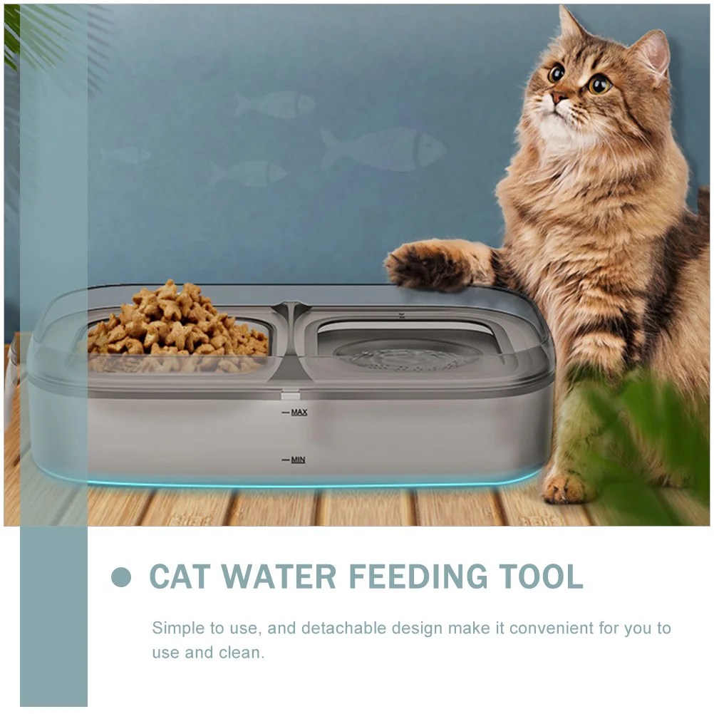 

Automatic Waterer For Cats Dogs Rabbits Premium Pet Water Feeder With Filter High-Density Smooth Easy Clean Lightweight Grey