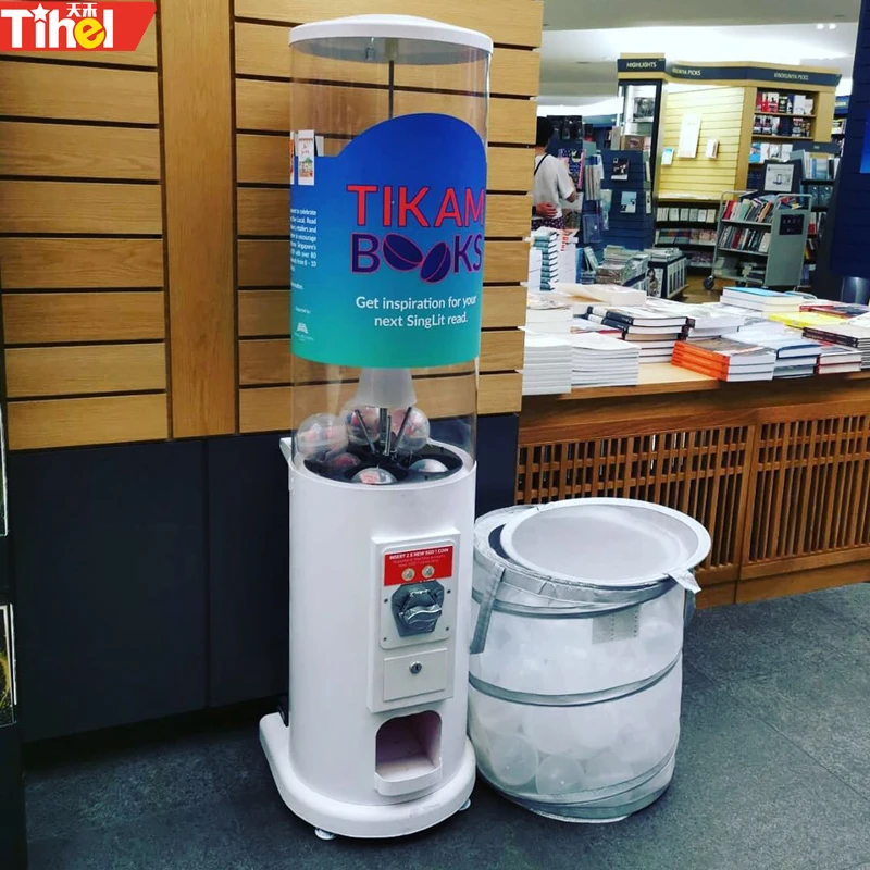 Children's coin-operated big twisted egg gift vending machine Warm-up lottery coin-operated Easy to modify big twisted