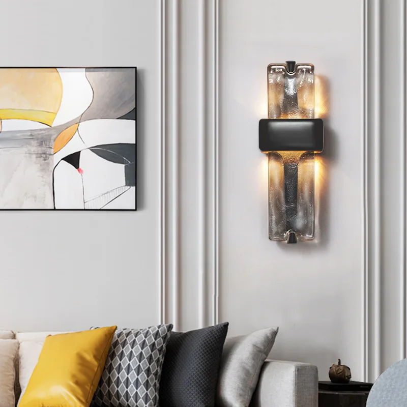 Modern Loft American Vintage Rustic Wall Lamp Designer Living Room Bedroom Corridor Nordic Style Bedside Home Lighting