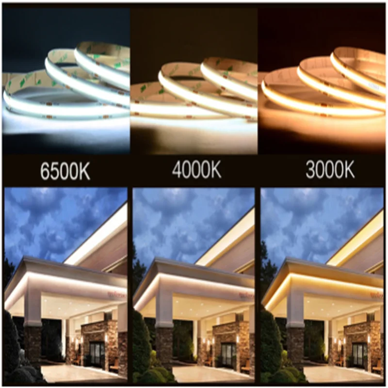 COB lamp with high bright spot 480 lamp low power 12V24V low voltage line light LED soft light strip