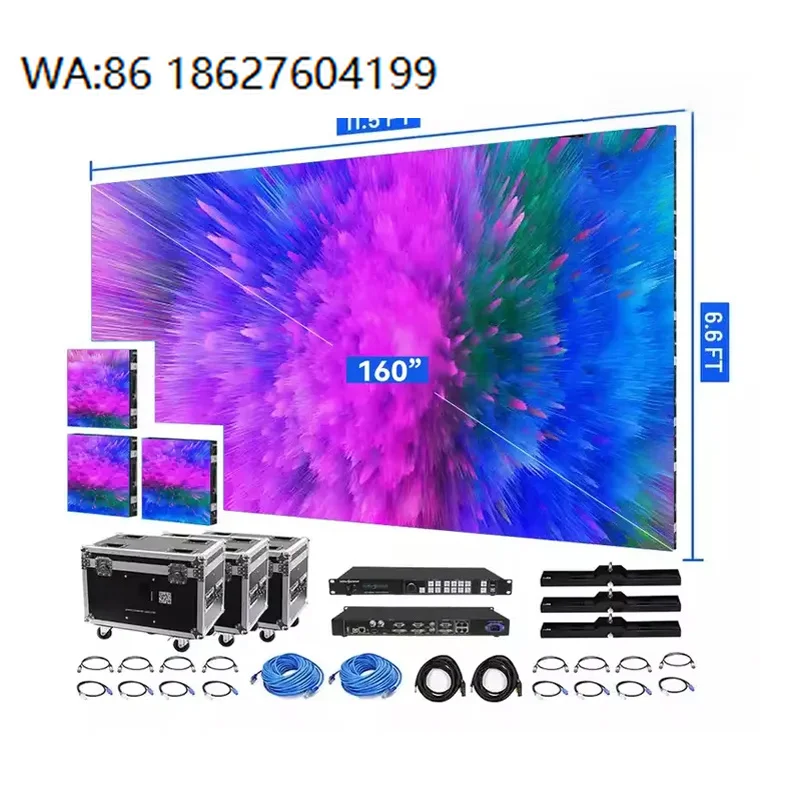 high resolution full color cinema events Oem Supply Indoor P391 P29 P26 P19 10ft X 12ft 50x50 Background Dj Stage Rental Led Sc