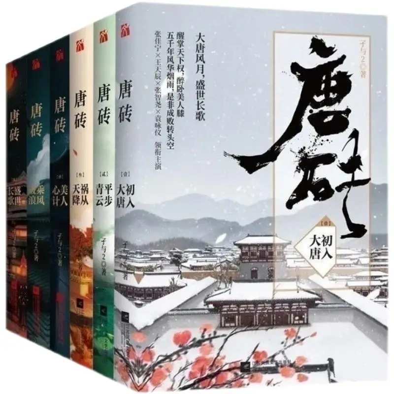 

The complete collection of Tang Brick's novels is a complete set of 6 volumes Chinese literary fiction