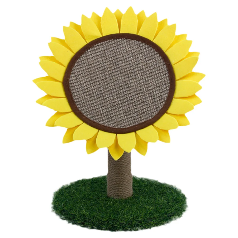 

1pc Sunflower Cat Scratcher Durable Sisal Lawn Safe Eco-Friendly Design For Cats Claw Grinding Scratching Activities Pet